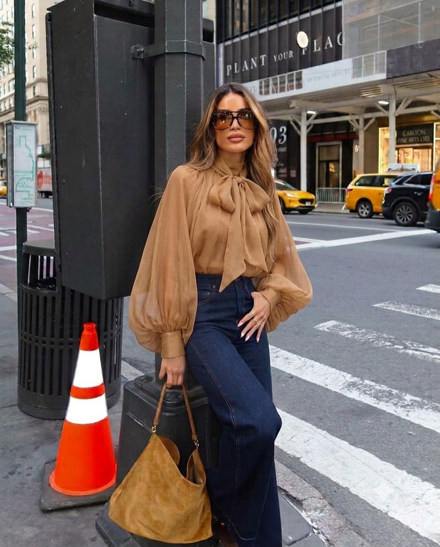 Blusa Daphne Camel