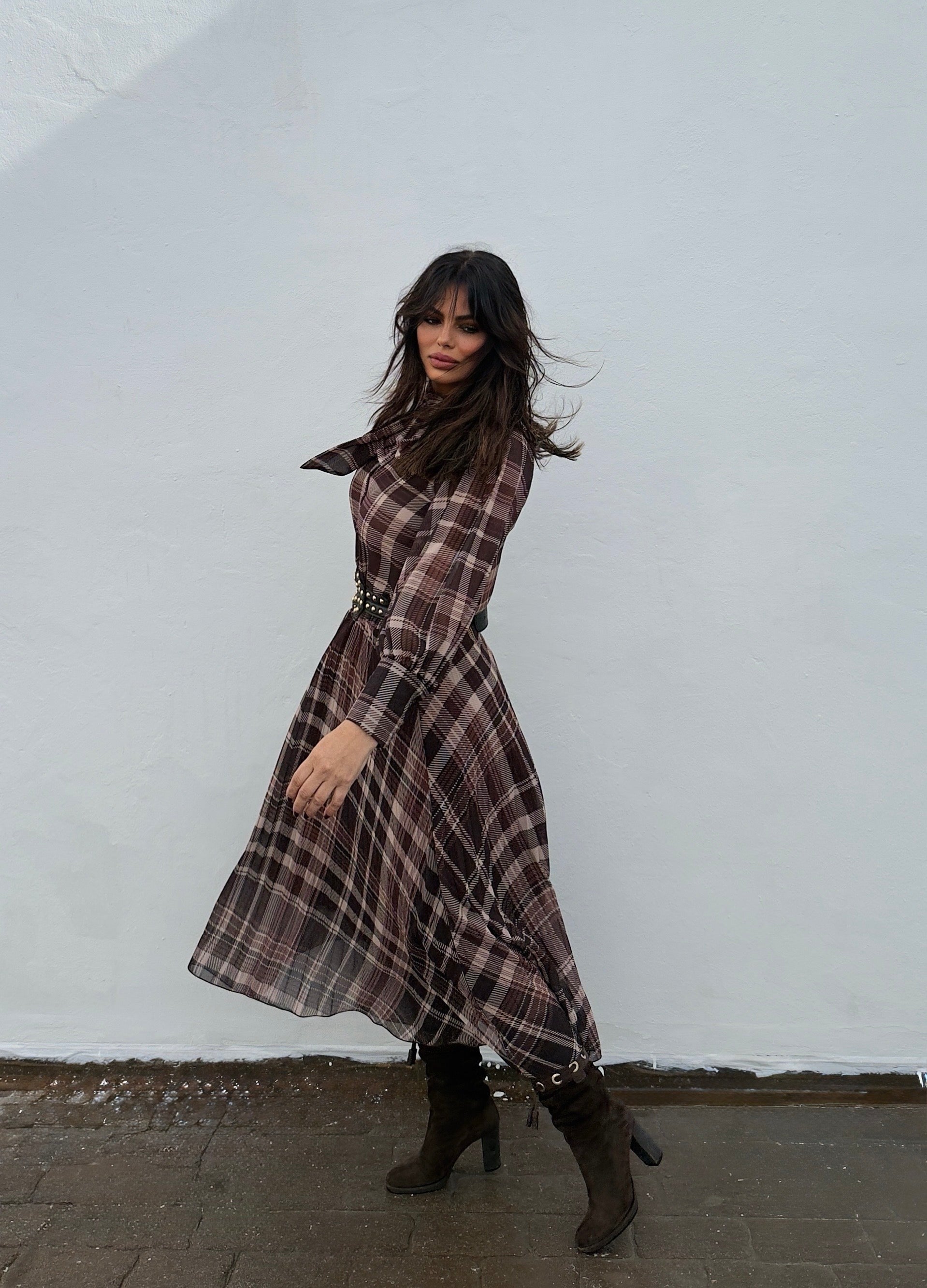 Conjunto camisa falda castle