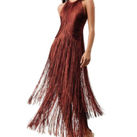 Vestido Laiya Flecos