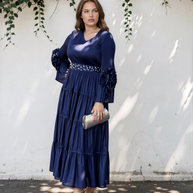 Vestido Camila azul