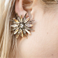Pendientes Estrella Cristal