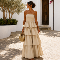 Vestido Candela Beige