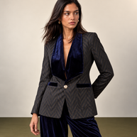 Traje pantalón Velvet Azul