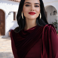 Vestido Alessandra Burdeos