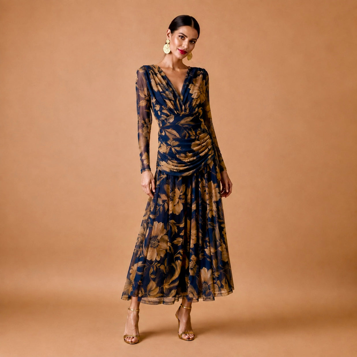 Vestido Olivia flores