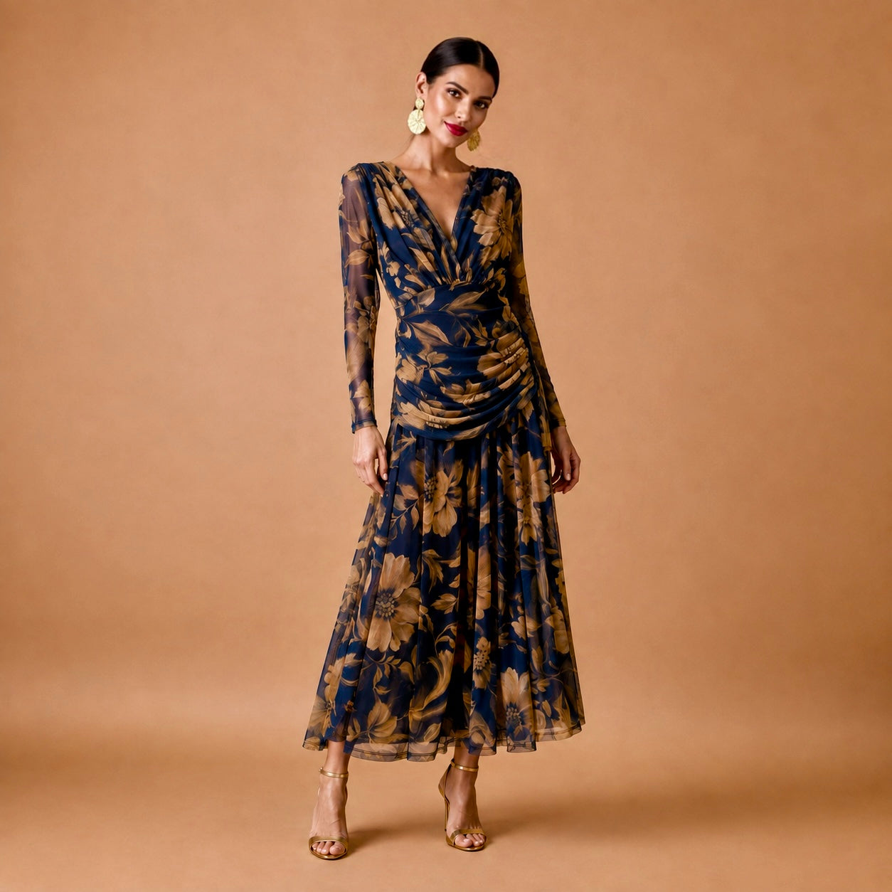 Vestido Olivia flores