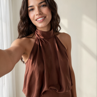 Vestido Sibila Marrón
