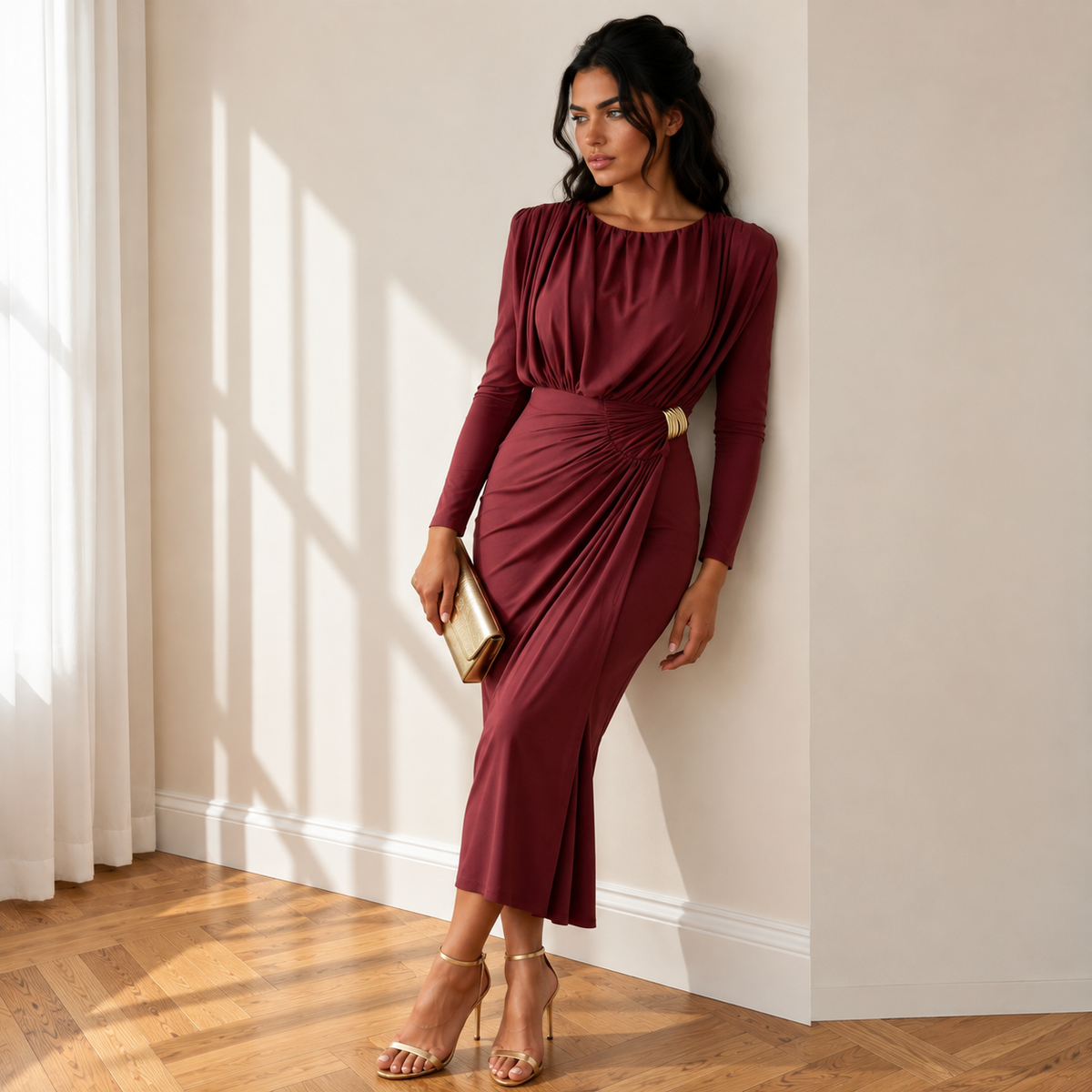 Vestido Lourdes vino