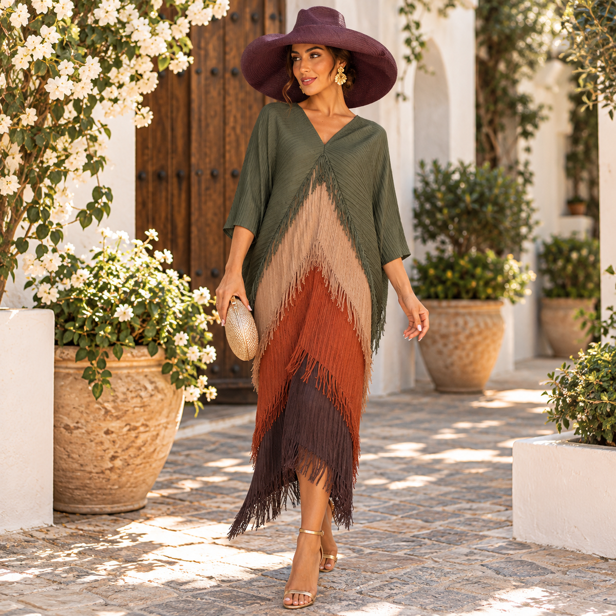 Vestido Etenia verde