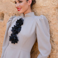 Vestido Moka Gris