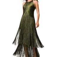 Vestido Laiya Flecos