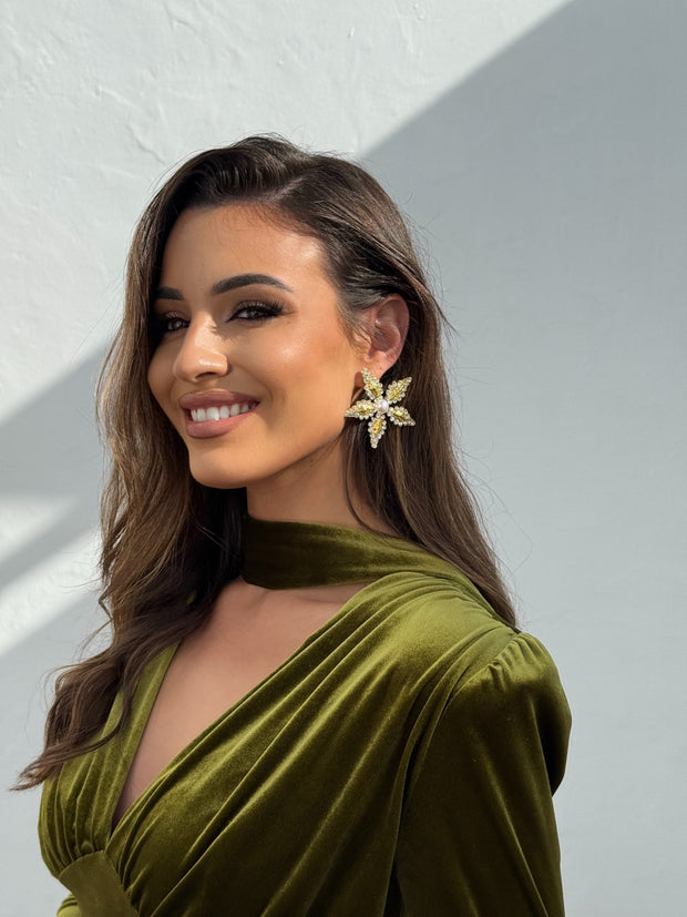 Pendientes Estrella perla