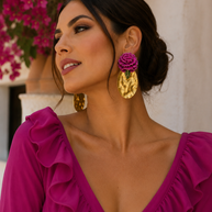 Pendientes Clavelina