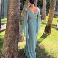 Vestido Telma Agua Marina