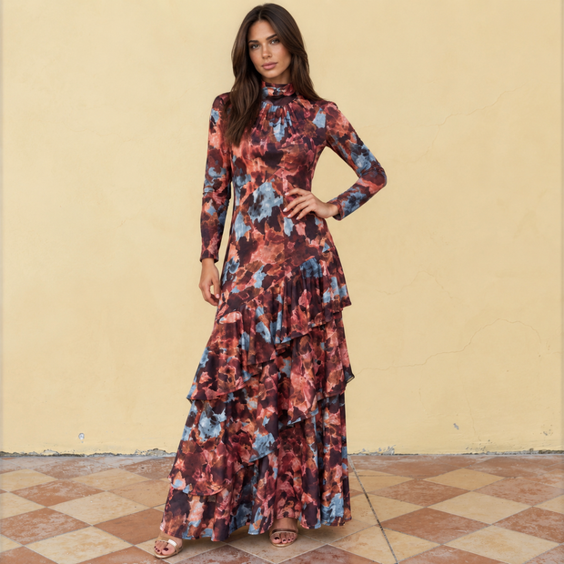 Vestido Carolina estampado