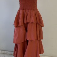 Vestido Candela Coral/caldera