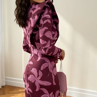 Vestido Cassie Burdeos