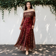 Vestido Catrina vino