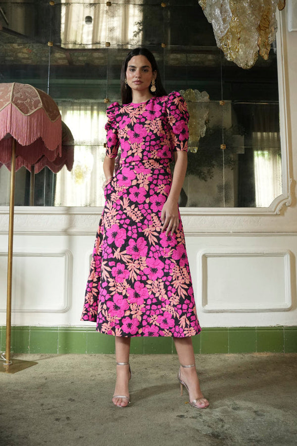 Conjunto Artemisa top falda est jacquard