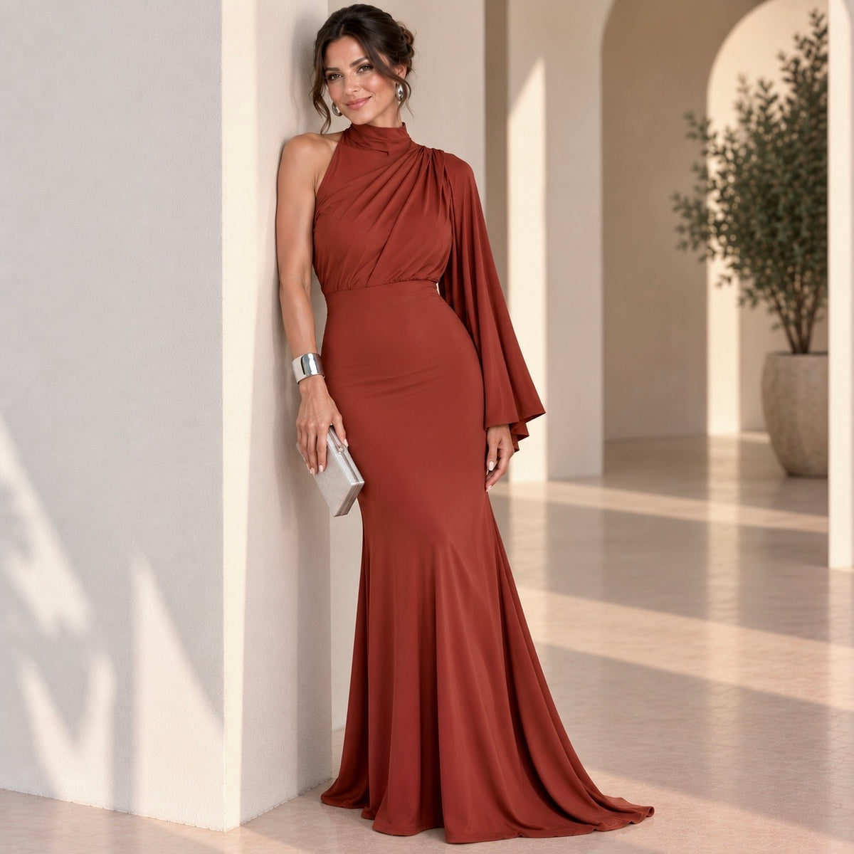 Vestido Desire Teja