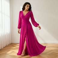 Vestido Miranda Buganvilla