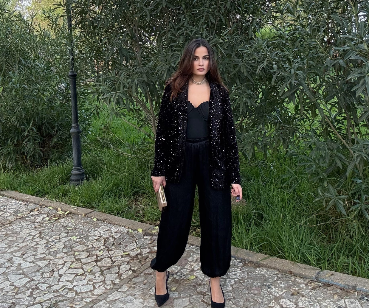 Blazer lentejuelas Leire