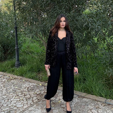 Blazer lentejuelas Leire