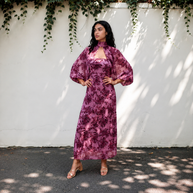 Vestido Elysa Mangas capas