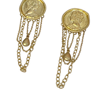 Pendientes Cairo moneda