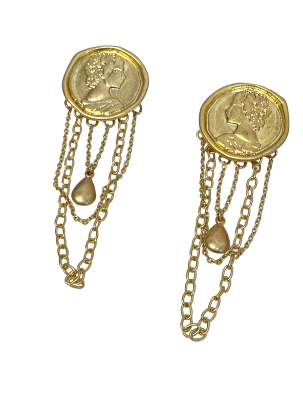 Pendientes Cairo moneda