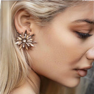 Pendientes Estrella Cristal