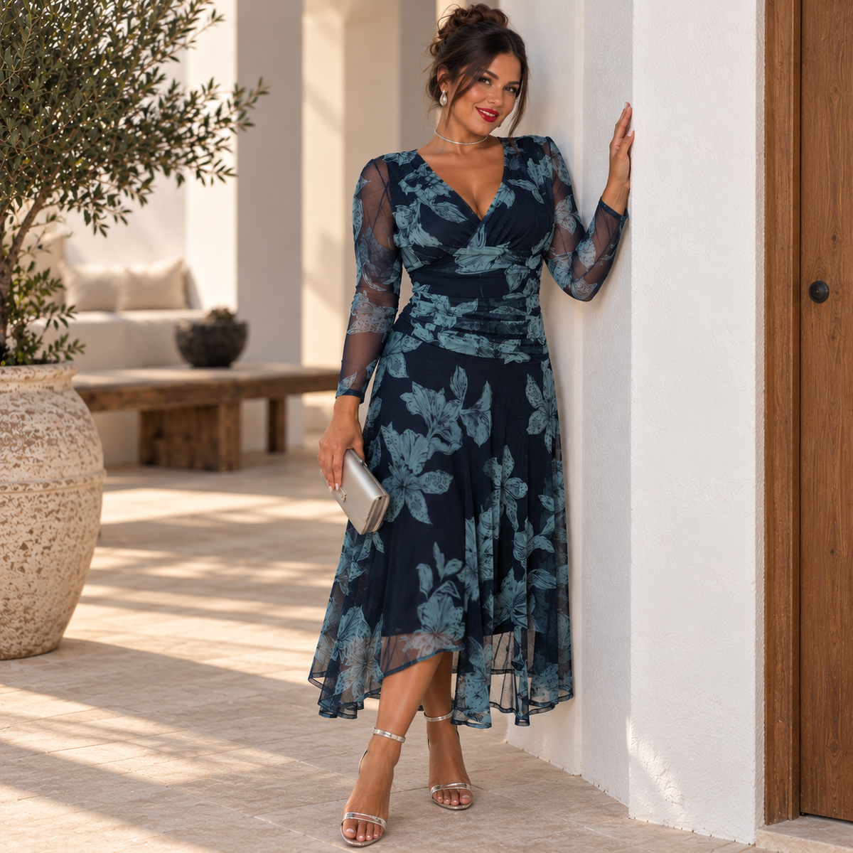 Vestido Paola Azul
