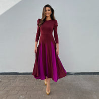 Vestido Tita Burdeos