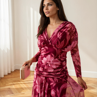 Vestido Olivia Buganvilla