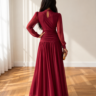 Vestido Stella Burdeos