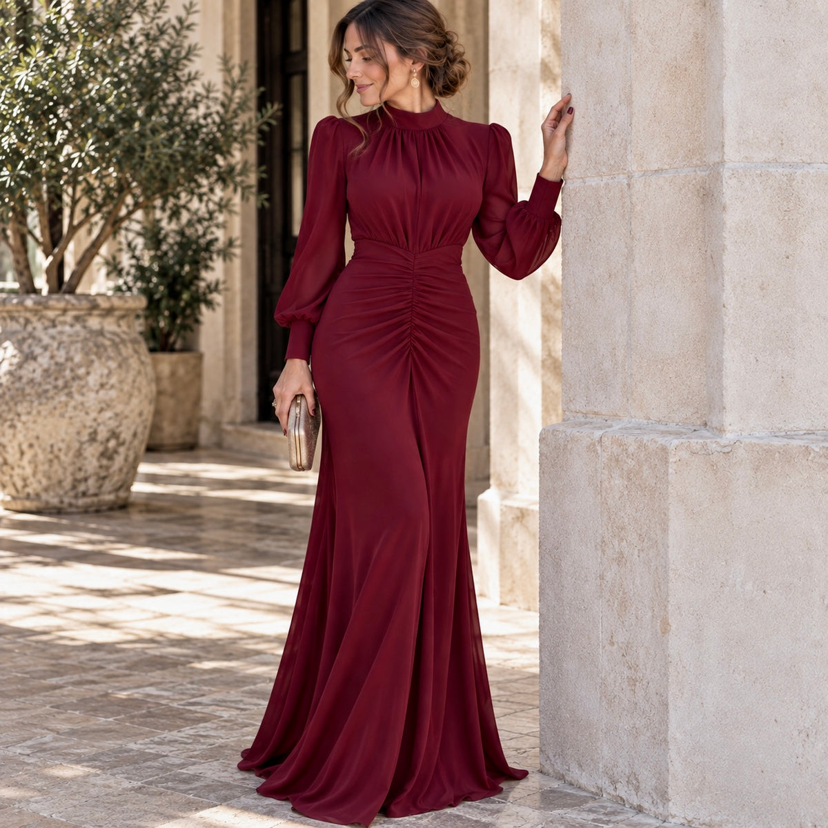 Vestido Bimba Burdeos