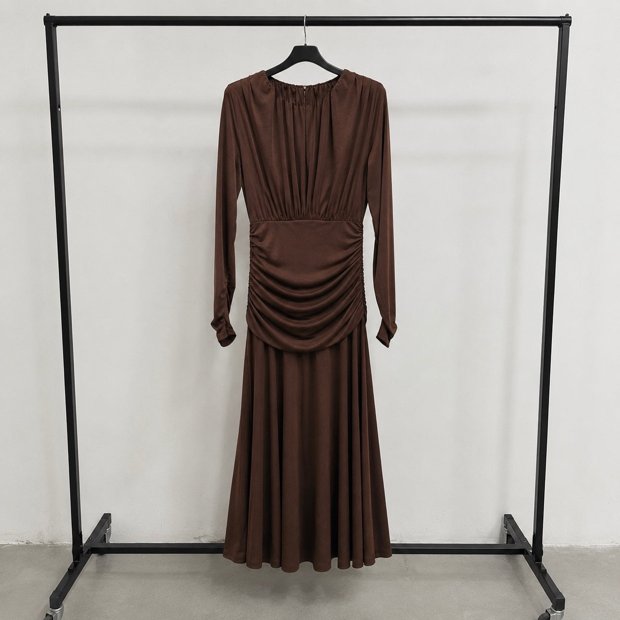 Vestido Avelin marrón