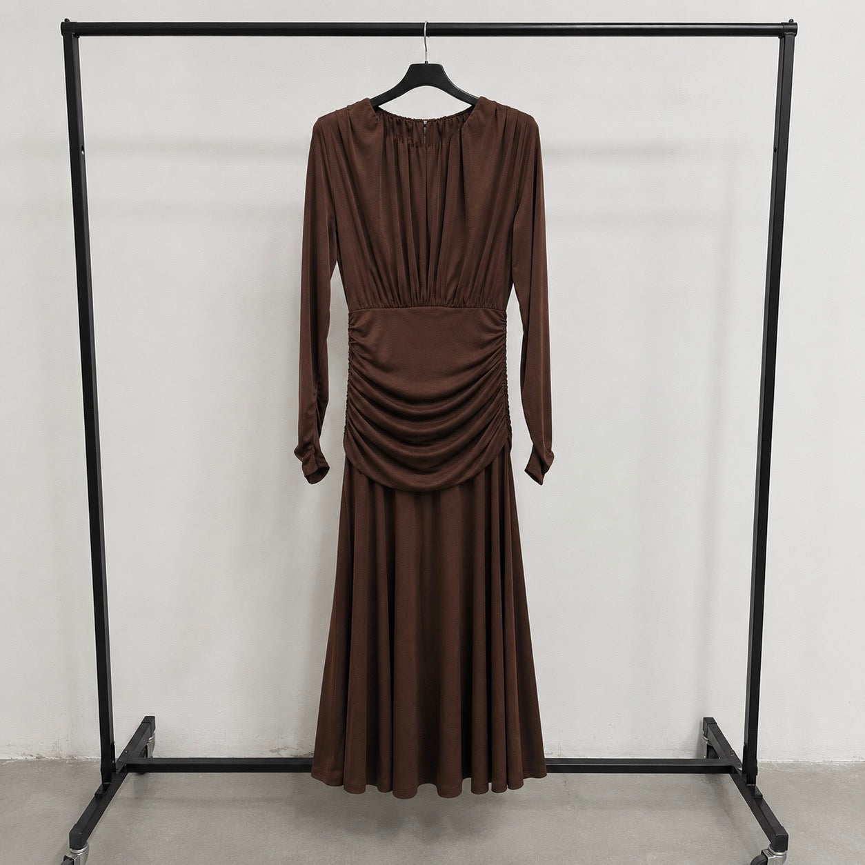 Vestido Avelin marrón