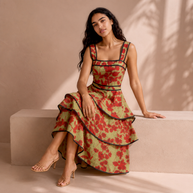 Vestido Adela verde