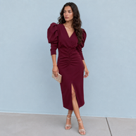 Vestido Mía Burdeos