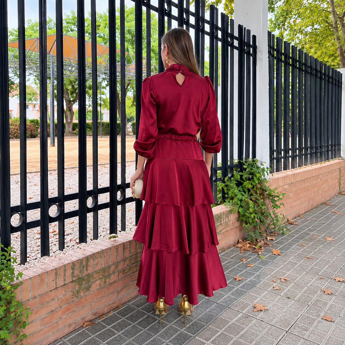 Conjunto Emily Burdeos