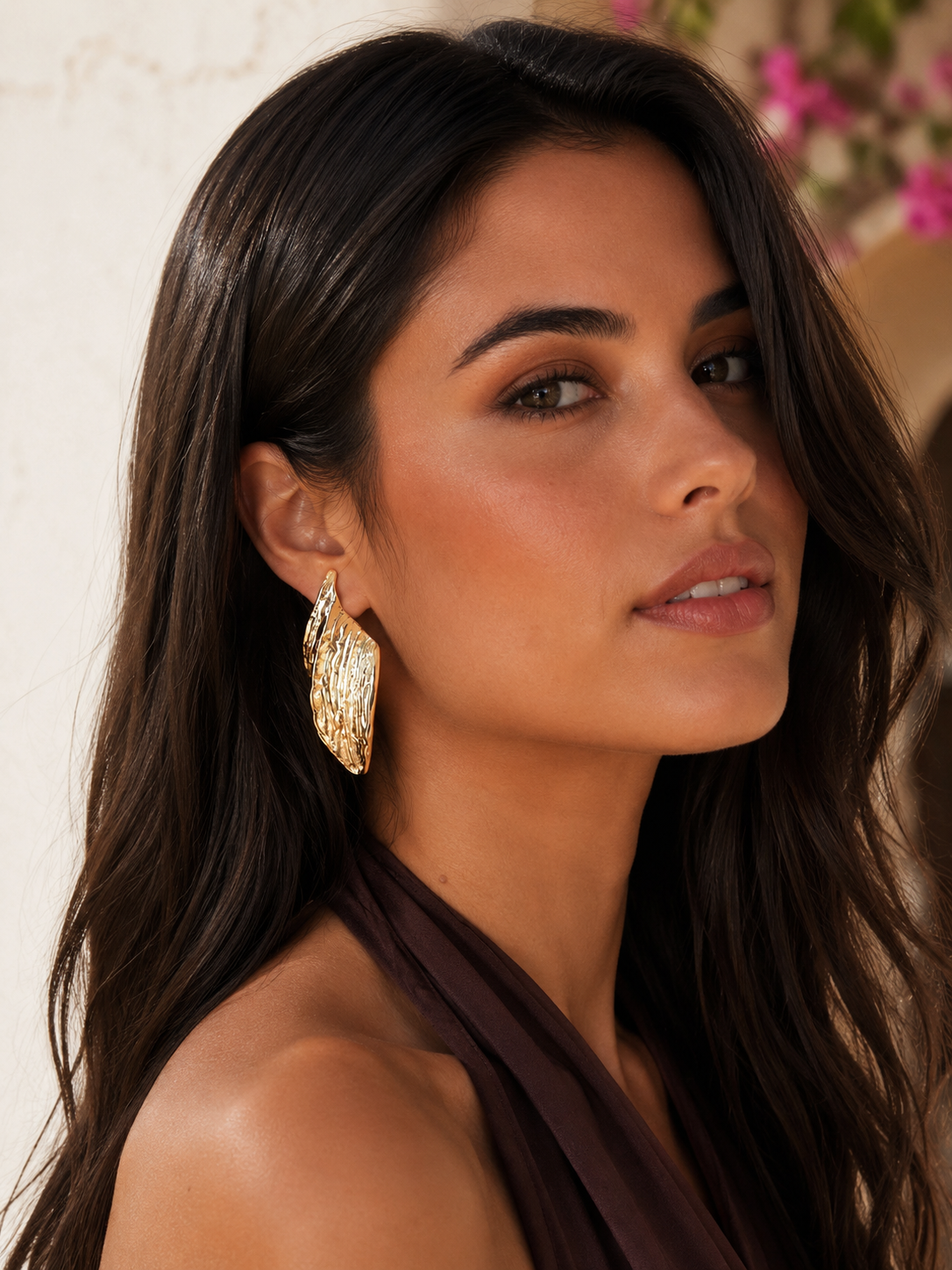 Pendientes hoja grecia