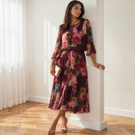 Vestido Belinda Burdeos