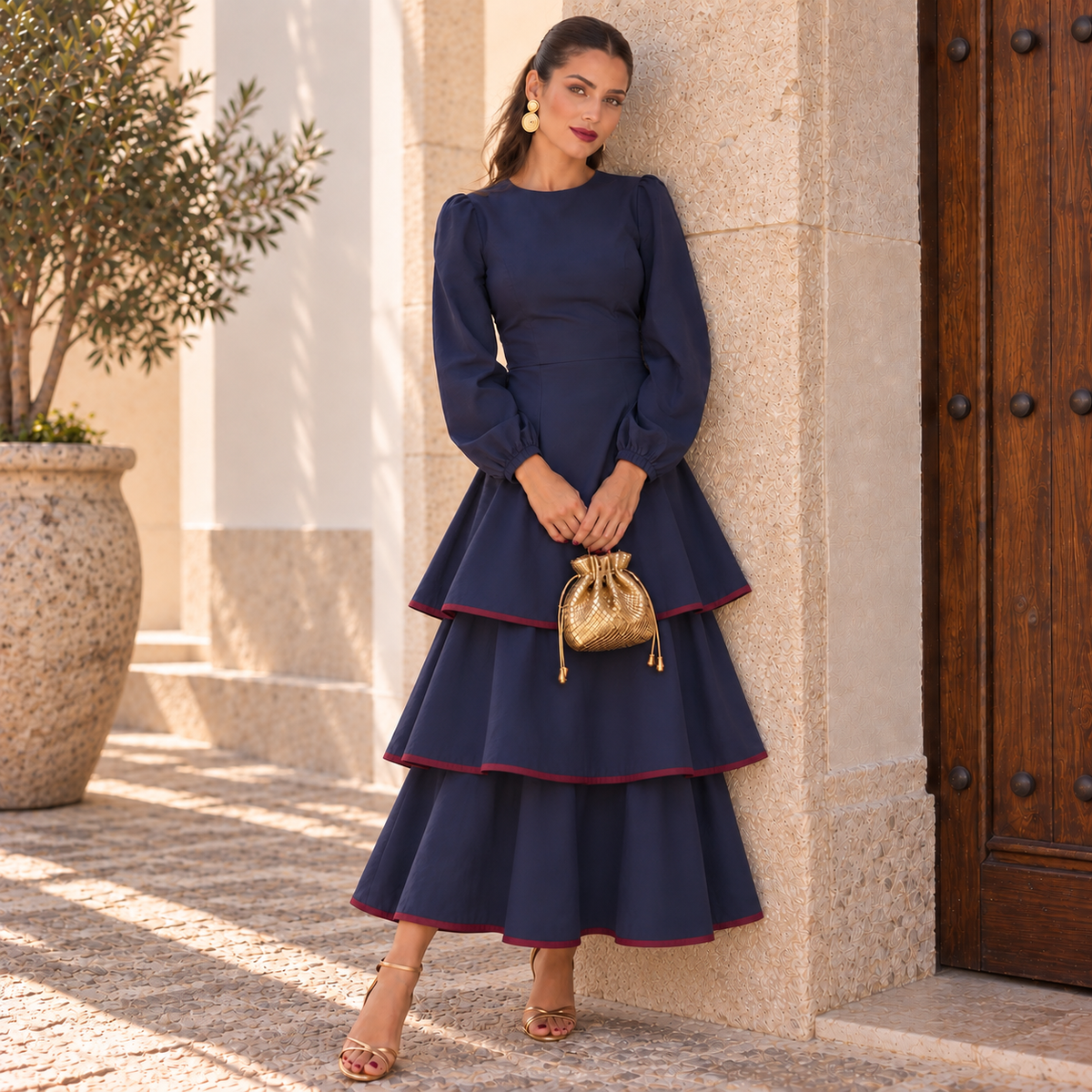 Vestido Luna volantes
