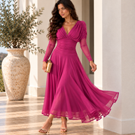 Vestido Talía Buganvilla