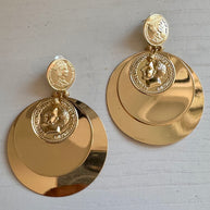 Aros moneda oro
