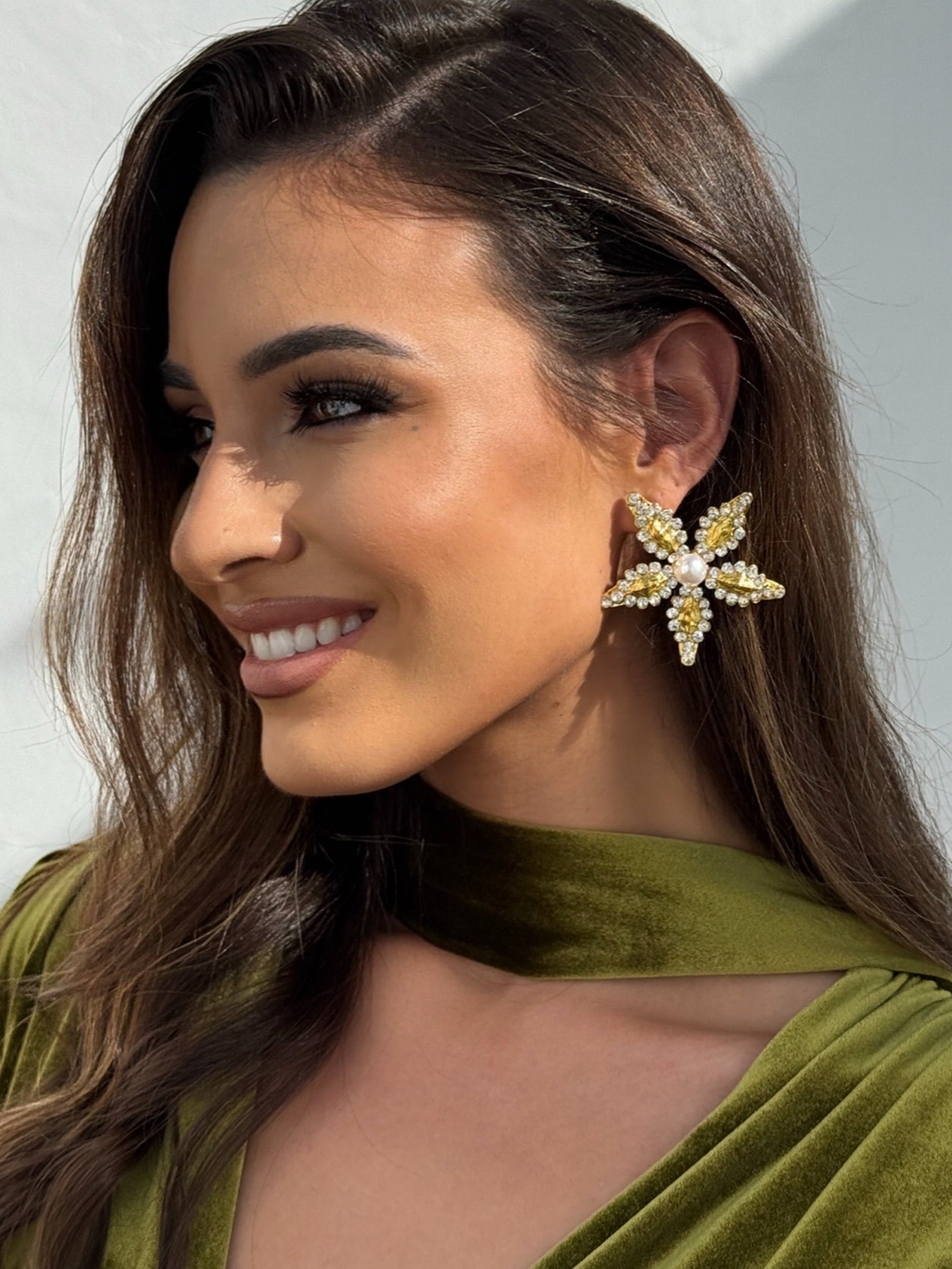 Pendientes Estrella perla