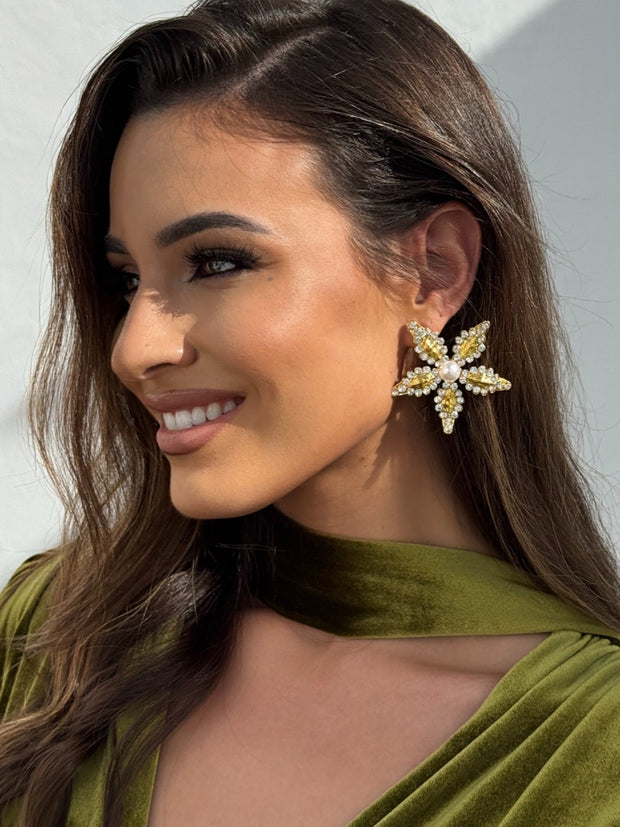 Pendientes Estrella perla