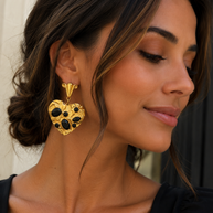 Pendientes corazón Leila