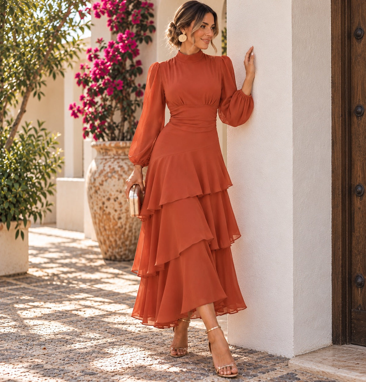 Vestido Ornella Teja